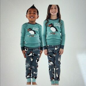 Lazy One Stud Puffin PJ Set, 8